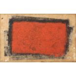 Douglas Owen Portway, RED ABSTRACT, monotype printed in colours, signed and dated 78, sheet size: