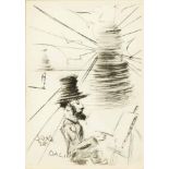 Salvador Dali, TOULOUSE-LAUTREC, etching, signed in the plate, sheet size: 18,5 by 13cm
