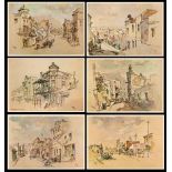 Gregoire Johannes Boonzaier, SCENES OF DISTRICK SIX, six, photolithographs, each signed, dated
