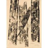 Dorothy Kay, DRIFTWOOD, monotype, signed, dated 1962 and inscribed with the title in pencil in the