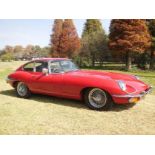 A Jaguar E-type Series II Coupe Year of manufacture 1970, colour: red with black interior,