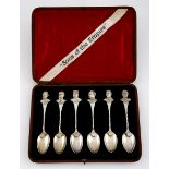 Sons of the Empire Birmingham: Charles Wilkes, 1894 Length of each spoon: 12cm. An initialled