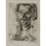 Lippy (Israel-Isaac) Lipshitz SELF PORTRAIT etching, signed and numbered 92/100 in pencil in the
