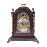 Warmink Wuba Modern Dutch Bracket clock, early 20th Century the dial is engraved – 'Warmink', it
