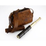 Anglo-Boer War Commando Ammunition or Paymasters Lockable Leather Bag 1899-1902 31 by 25cm.