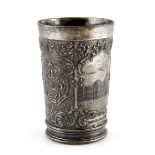 Z.A.R. Commemorative Beaker Munchen: Roehlin, 1895 to 1900 Height: 11,5cm. Diameter: 6,5cm. Highly