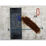 James Coignard ABC CARD carborundum etching in colours, signed and numbered 20/75 in pencil sheet