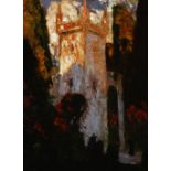 Thomas Edwin Mostyn CATHEDRAL oil on canvas 66 by 48cm