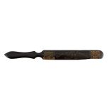 Anglo-Boer War Ceylon Ebony Page Turner or Letter Opener Ceylon: 1901 Length: 36cm. Probably the