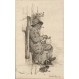 Ethel Ruth Prowse (South African 1883--1967) SEATED FIGURE lithograph, signed and numbered 92/100 in