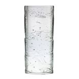 A SKRDLOVICE CLEAR-GLASS 'STELA' SCULPTURE, DESIGNED BY FRANTISEK VIZNER, 1990 model 9021, the