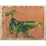 Graham Sutherland (British 1903-1980) ABSTRACT INSECT signed and numbered 42/70 mixed media on paper