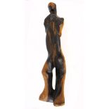 David Mothabeng Phoshoko (South African 1945-) STANDING FIGURE signed and dated 2003 carved and