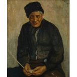 George Edwards Hering (British 1805-1978) PORTRAIT OF AN OLD MAN signed and dated 1912 oil on canvas