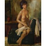 Irmin Henkel (South African 1921-1977) A NUDE LADY signed oil on canvas 79 by 64cm