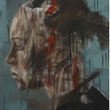 Lionel Smit (South African 1982 -) RESIDUE signed and dated 2010 oil on canvas 80 by 80cm