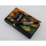 A CASED MONT BLANC MEISTERSTÜCK FOUNTAIN PEN, LIMITED EDITION MARCEL PROUST the black resin and