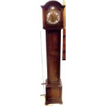 A MAHOGANY CASE GRANDMOTHER CLOCK, MADE BY ELLIOTTS OF CROYDON FOR GARRARDS, LONDON, CIRCA 1950-