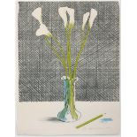 David Hockney (British 1937-) LILIES 1971 lithograph printed in colours, signed, dated 1971,