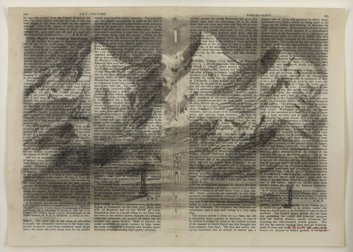 William Joseph Kentridge (South African 1955-) ALPINE LANDSCAPE signed charcoal on paper 26 by 37cm