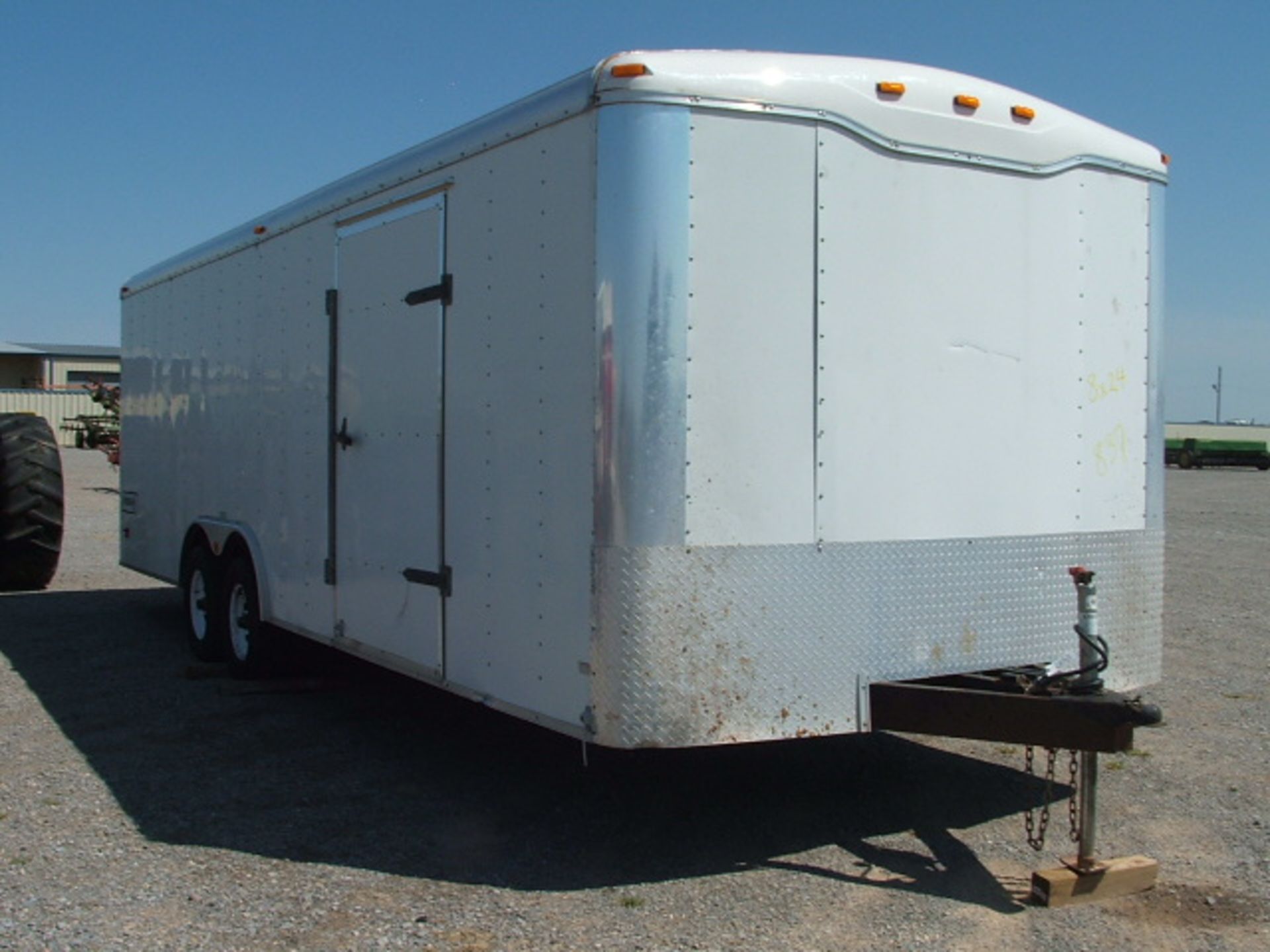 Lot 837 Haulmark 24x8 Tandem Axle Enclosed Trailer - Nice