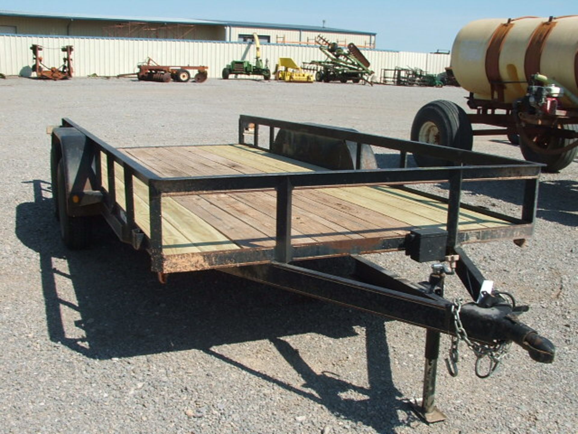 Lot 903 16' Bumper Pull Trailer w/Loading Ramps