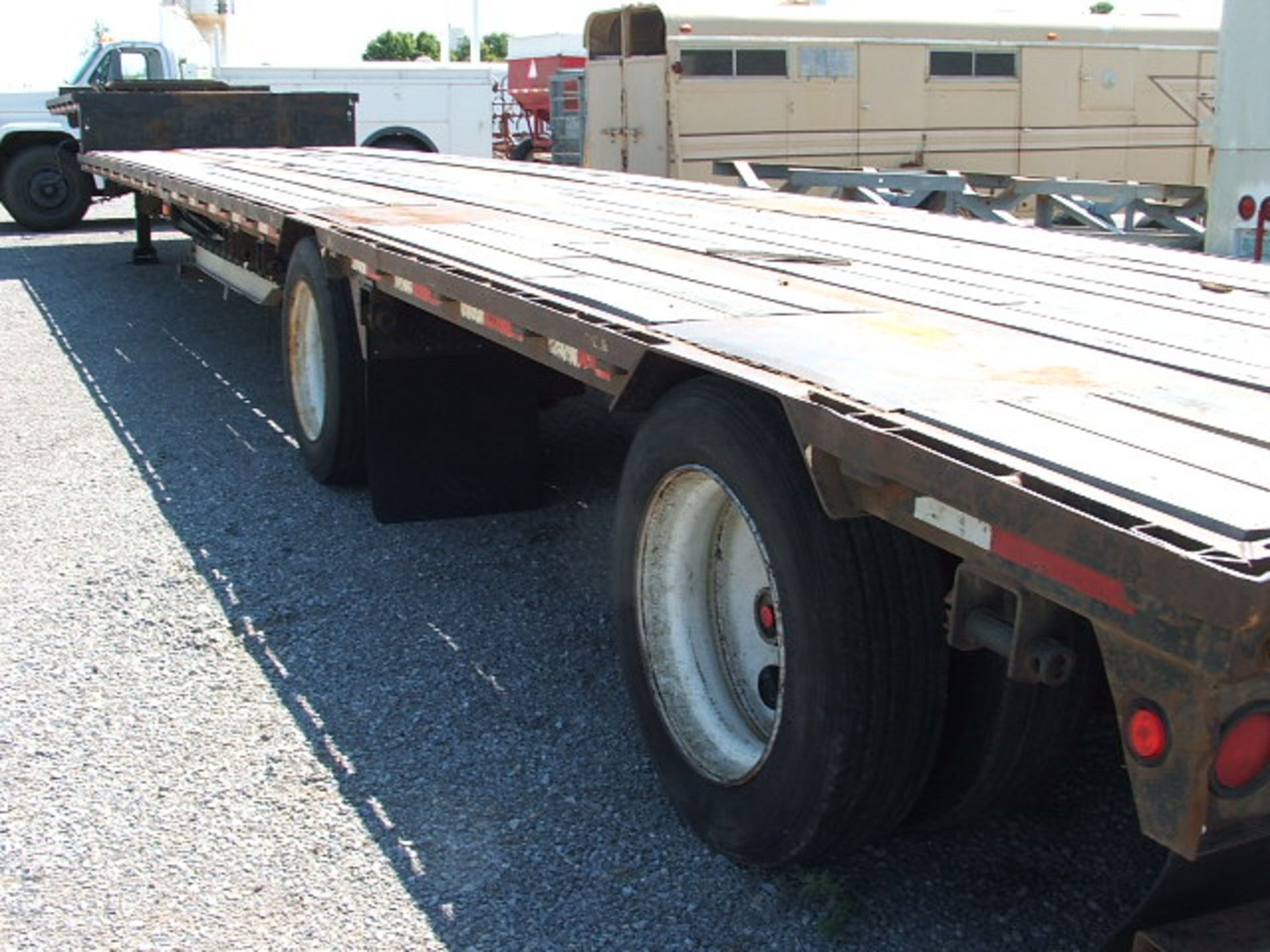 Lot 888 - Lot 888 1999 Doonan 53x102 Drop Deck Spread Axle Air Ride Trailer. Â New brake shoes and - Image 6 of 8