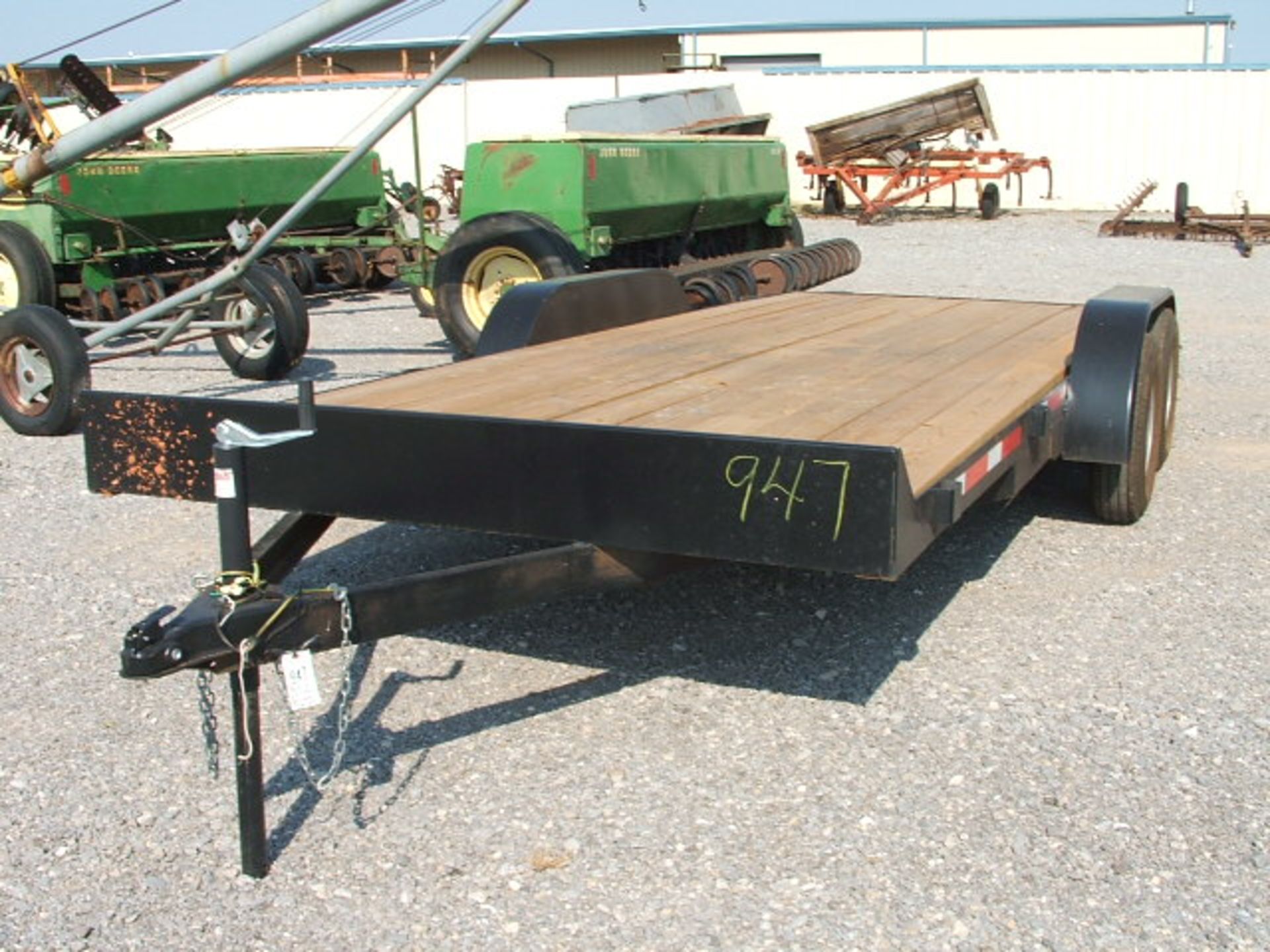 Lot 947 2015 18' Tandem Axle Bumper Pull Trailer