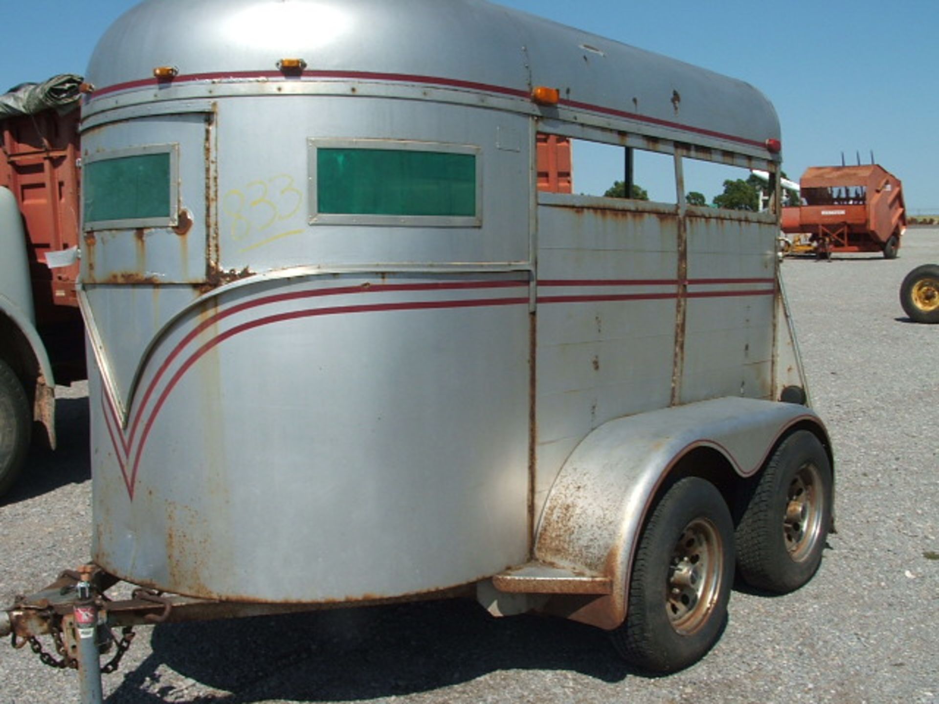 Lot 833 Stidham 2 Horse Trailer - Image 2 of 5