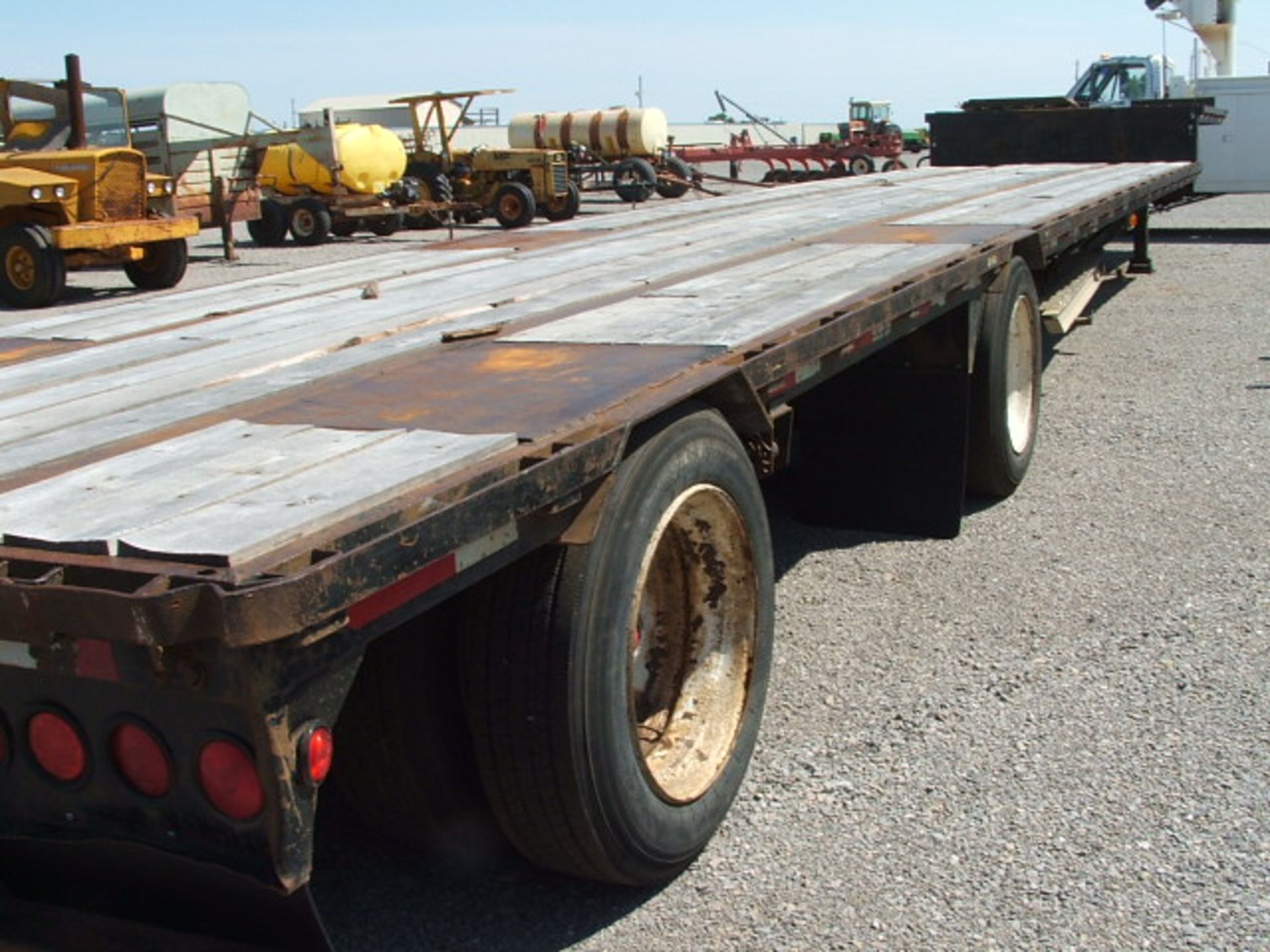 Lot 888 - Lot 888 1999 Doonan 53x102 Drop Deck Spread Axle Air Ride Trailer. Â New brake shoes and - Image 4 of 8