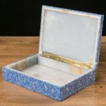 CAJA PIEDRA AZUL. Caja en piedra azul. 4 x 15 x 10,5 cm