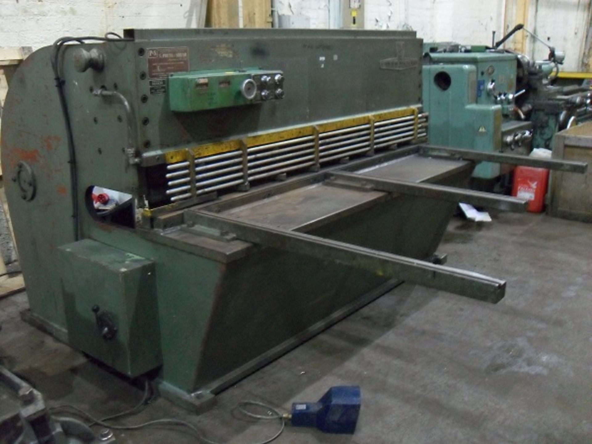 Elga Hydrashear 72" x 1/4" Hydraulic Guillotine - Image 3 of 5