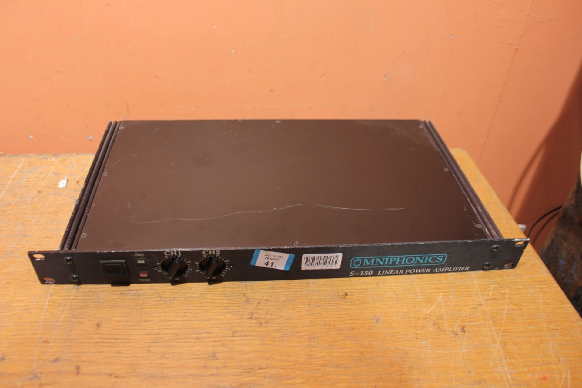 MNIPHONICS S~150 Linear Power Amplifier - 1U Rackmount
