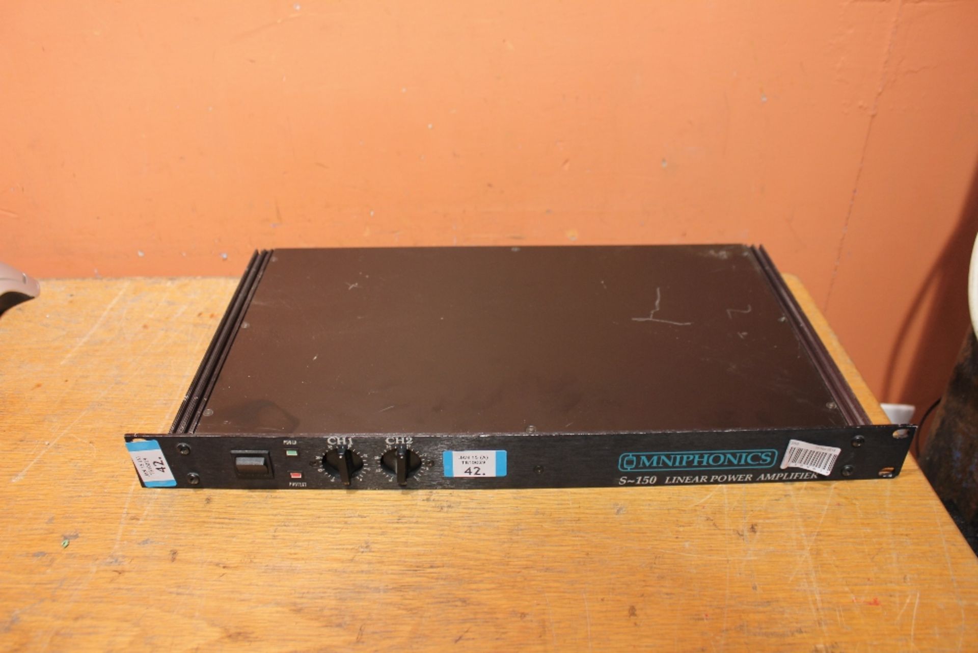 MNIPHONICS S~150 Linear Power Amplifier - 1U Rackmount