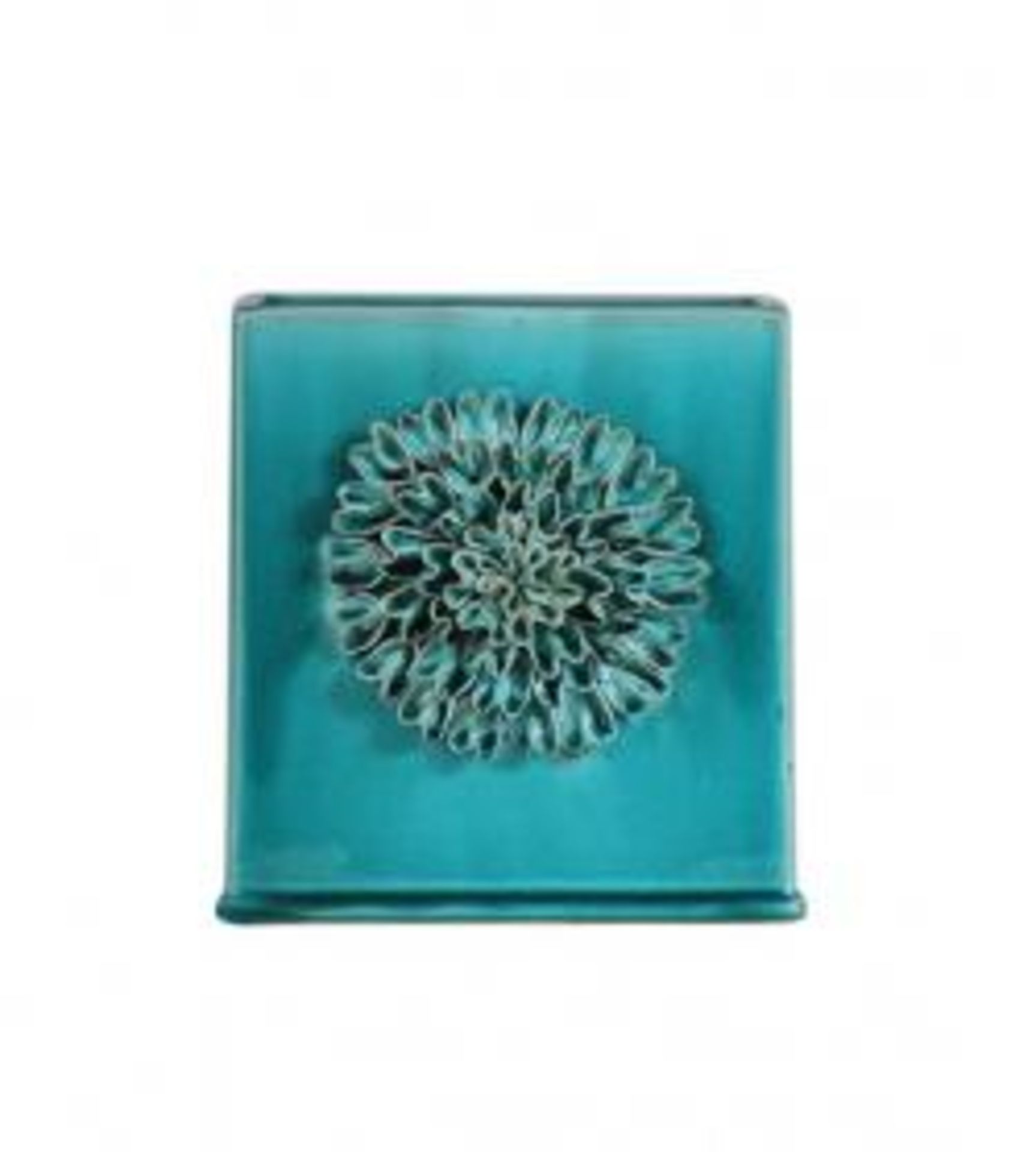 Brand New Boxed High Quality Turquoise China  Small Vase Size 18 X 19 X 7 Cm
