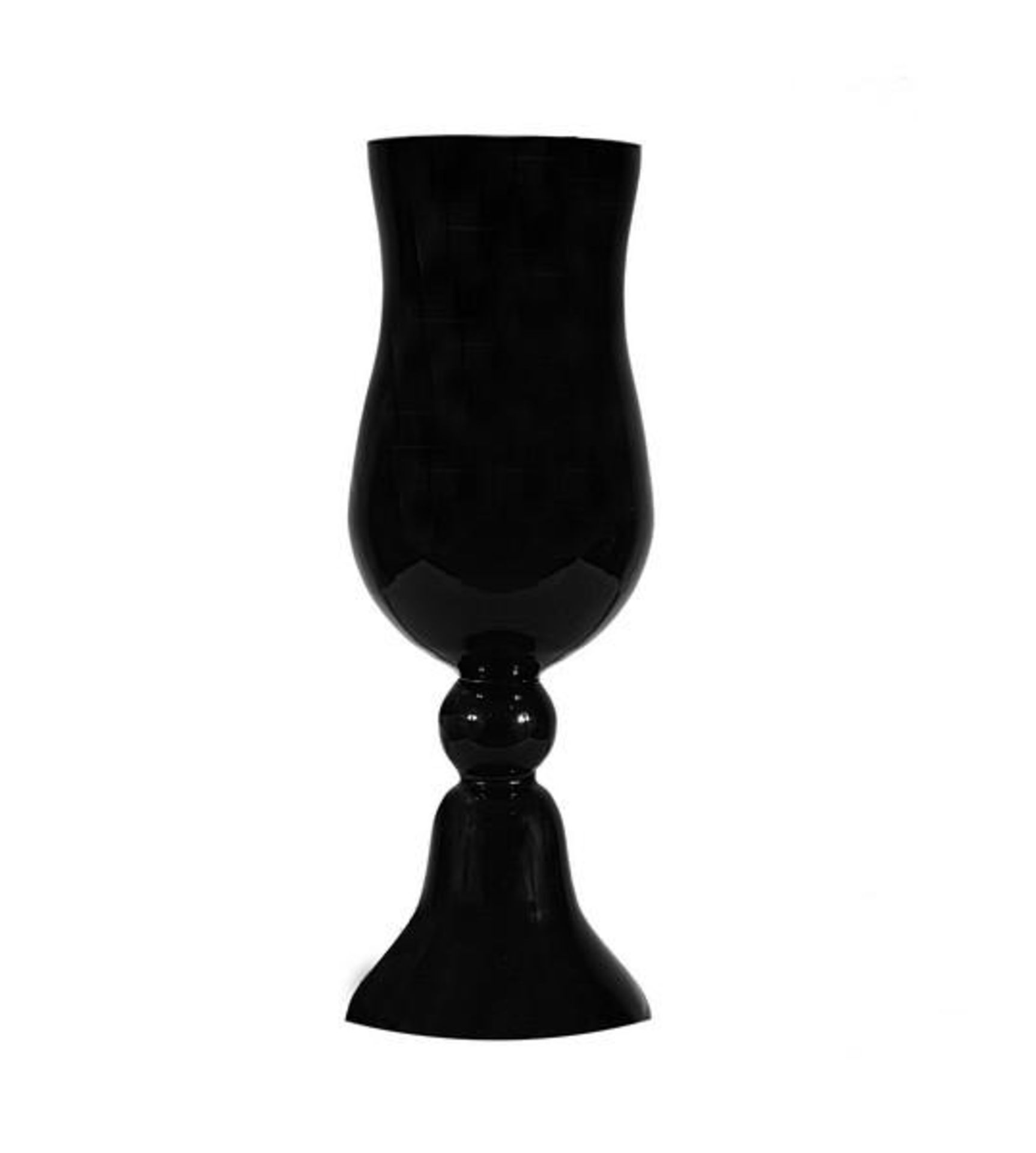 Brand New Boxed High Quality Black China  Medium Vase Size 59 X 19 Cm