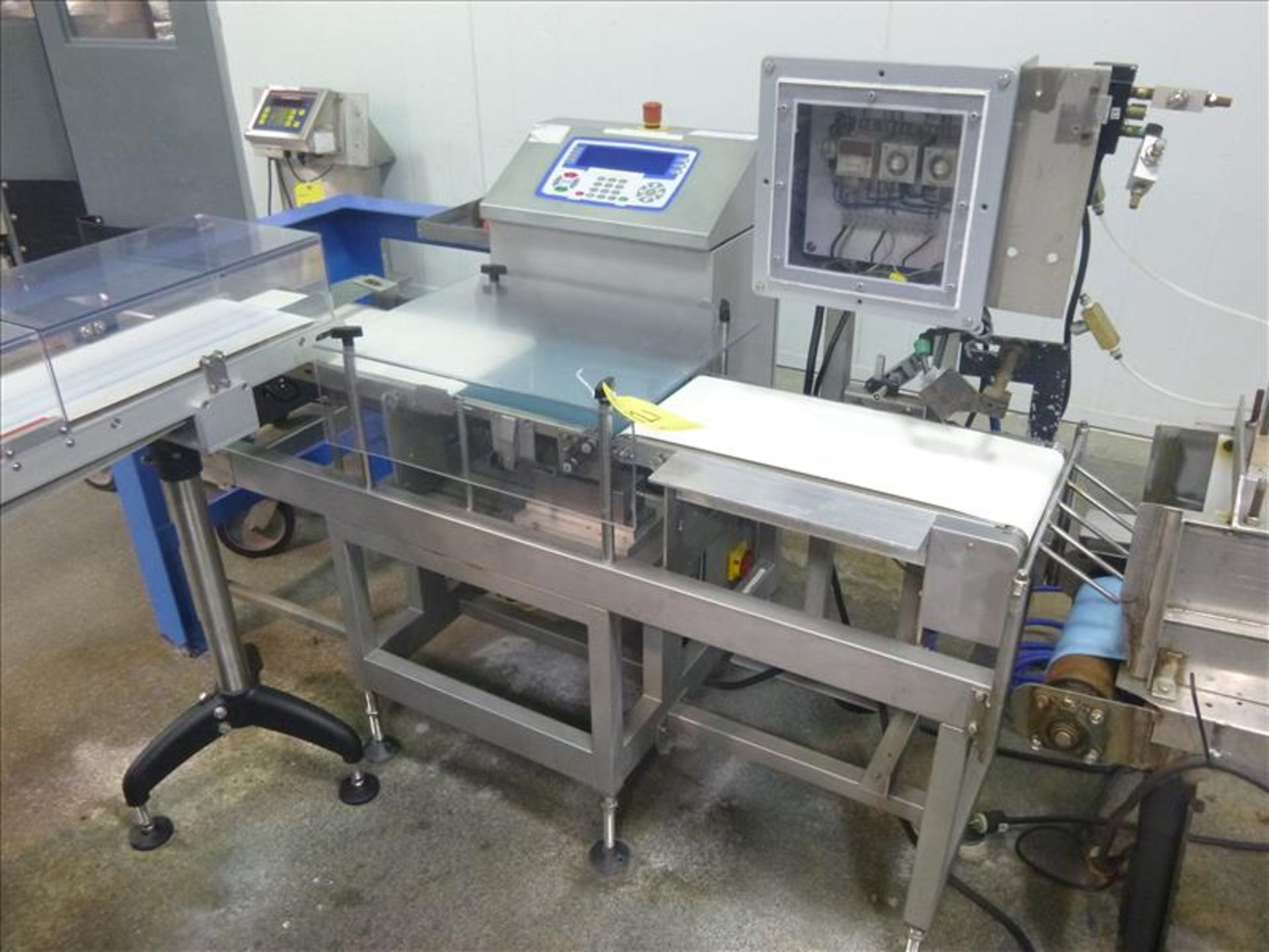 Loma In-Line Check Weigher mod. AS1500CW ser. no. GCW13991-36 530 c/w 10 in. x 60 in. conveyor &