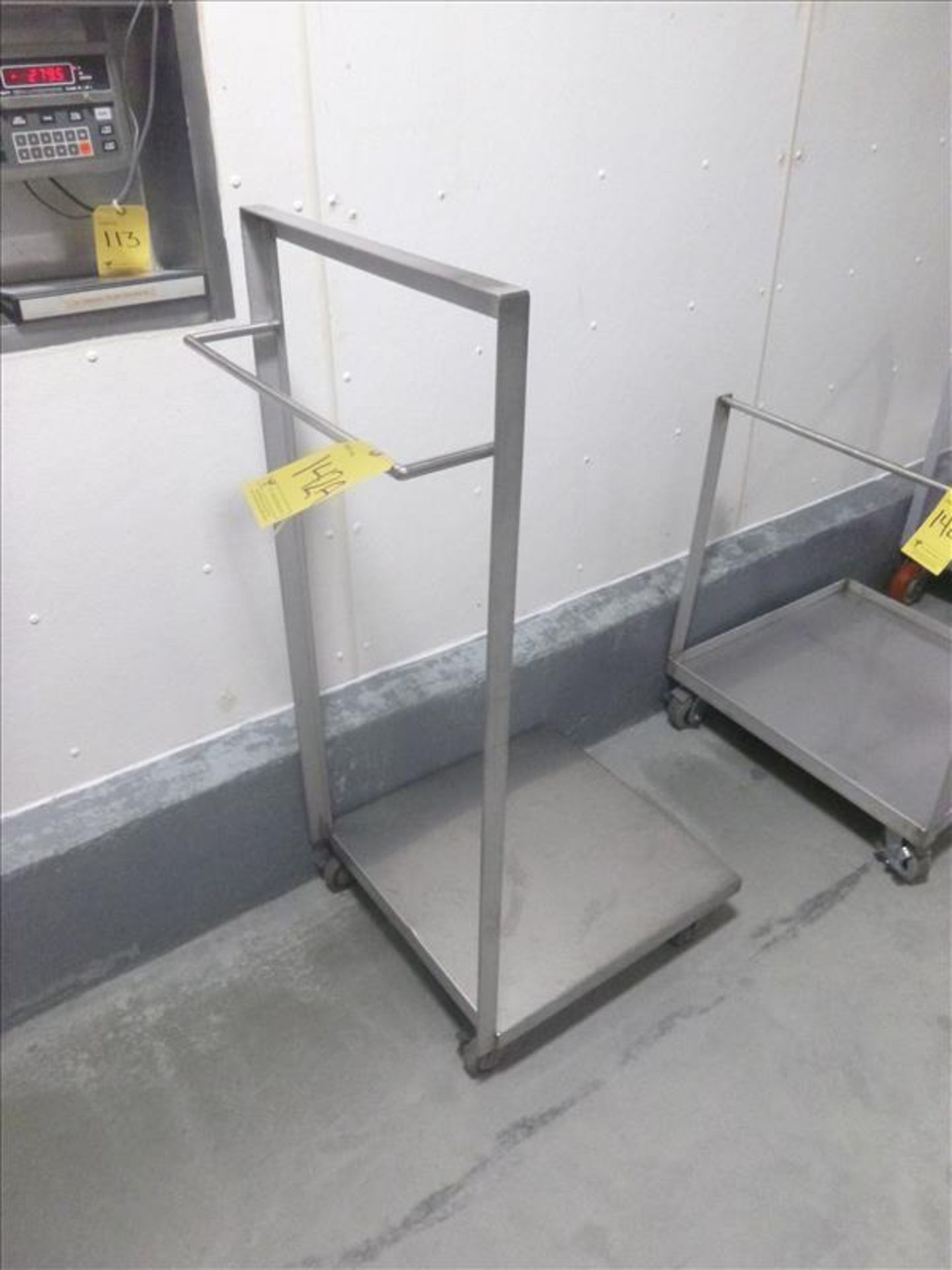 stainless steel platform cart 24 in. x 24 in. (Located at 140 Panet Road, Winnipeg, MA)