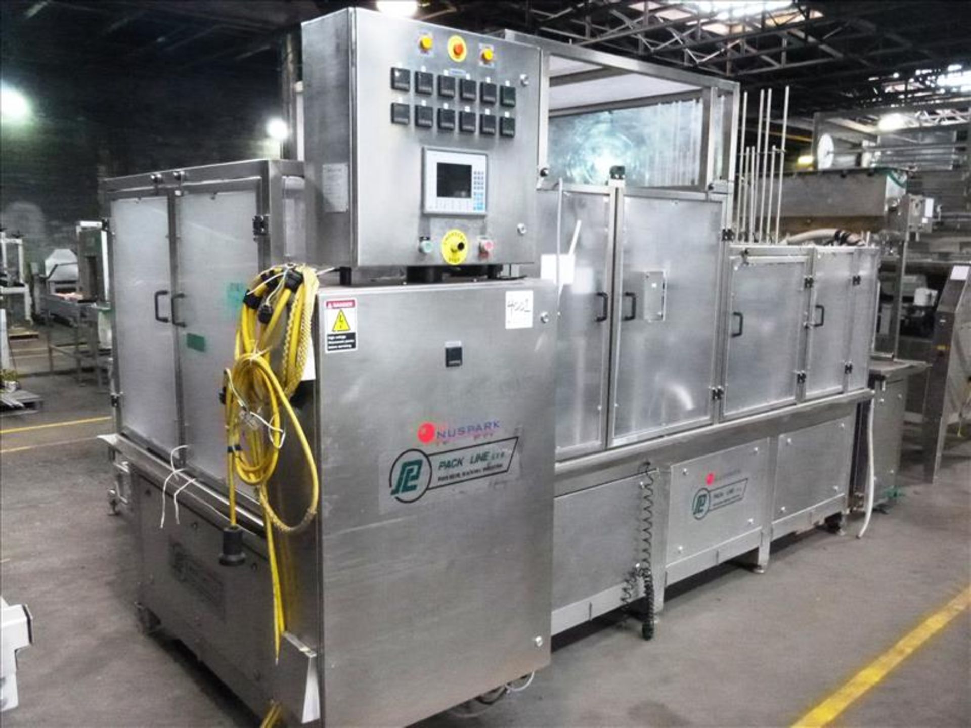 Soup Filling & Packaging Line incl.:
(1) Packline (Nuspark) Soup Filling & Sealing Machine, Mod.