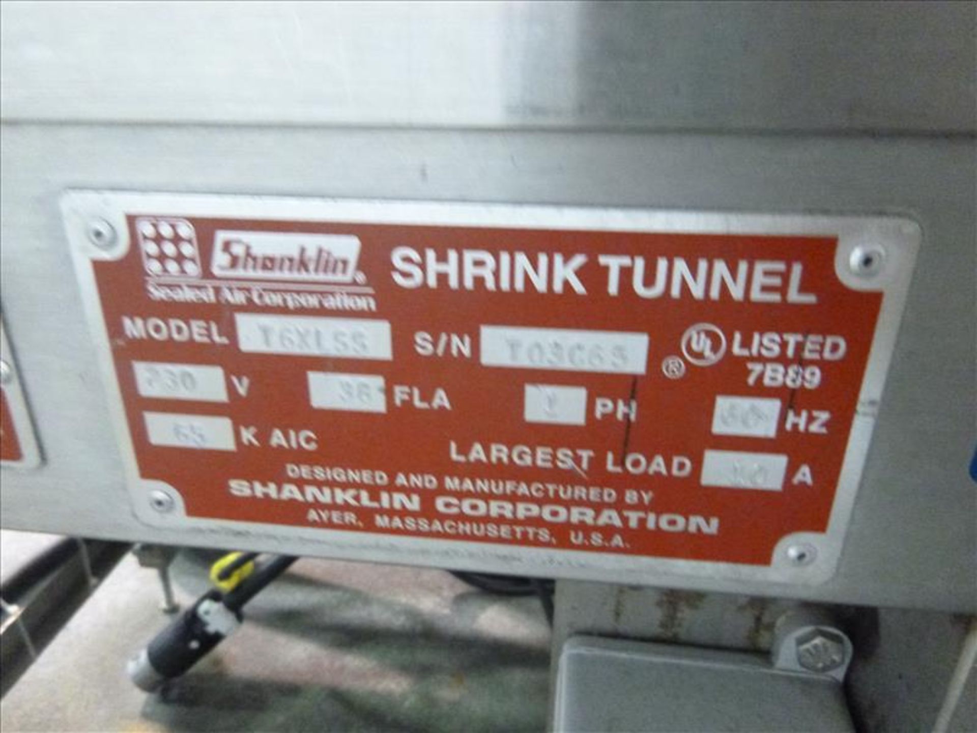 Shanklin Shrink Tunnel mod. T6XLSS ser. no. T03C65 (Located at 140 Panet Road, Winnipeg, MA) - Image 3 of 3
