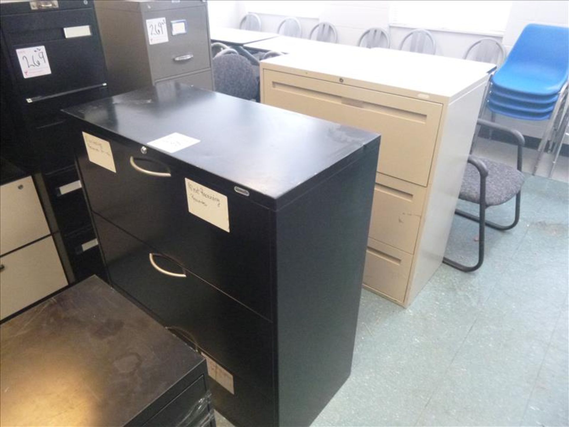 (3) 3-drawer horizontal filing cabinets (Located at 140 Panet Road, Winnipeg, MA)