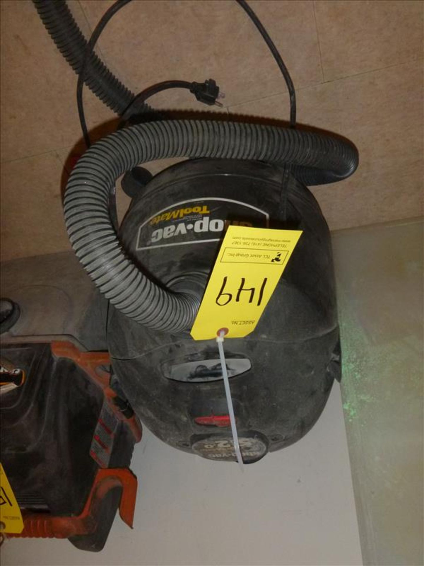 ShopVac dry/wet vacuum