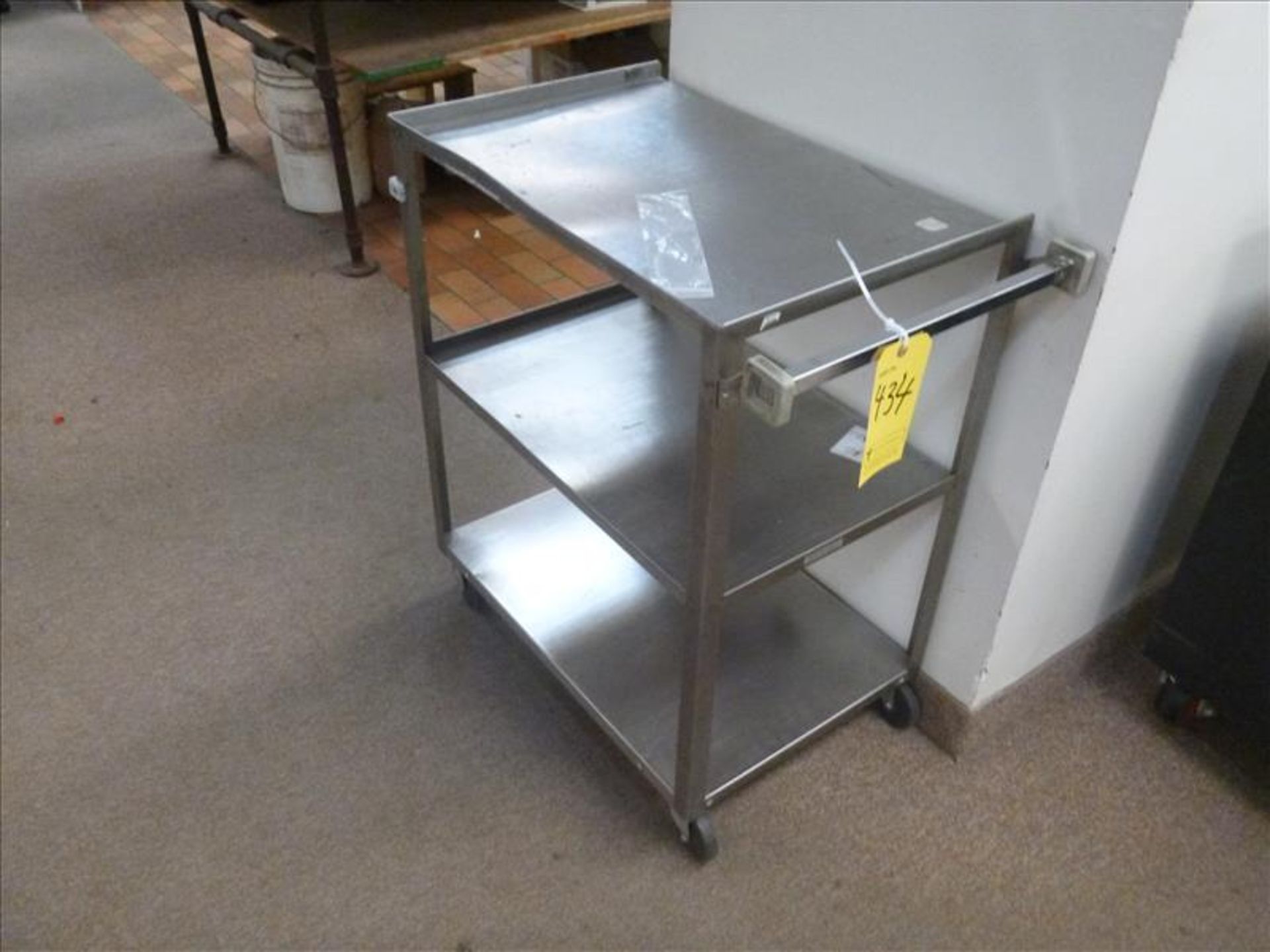 stainless steel shop cart