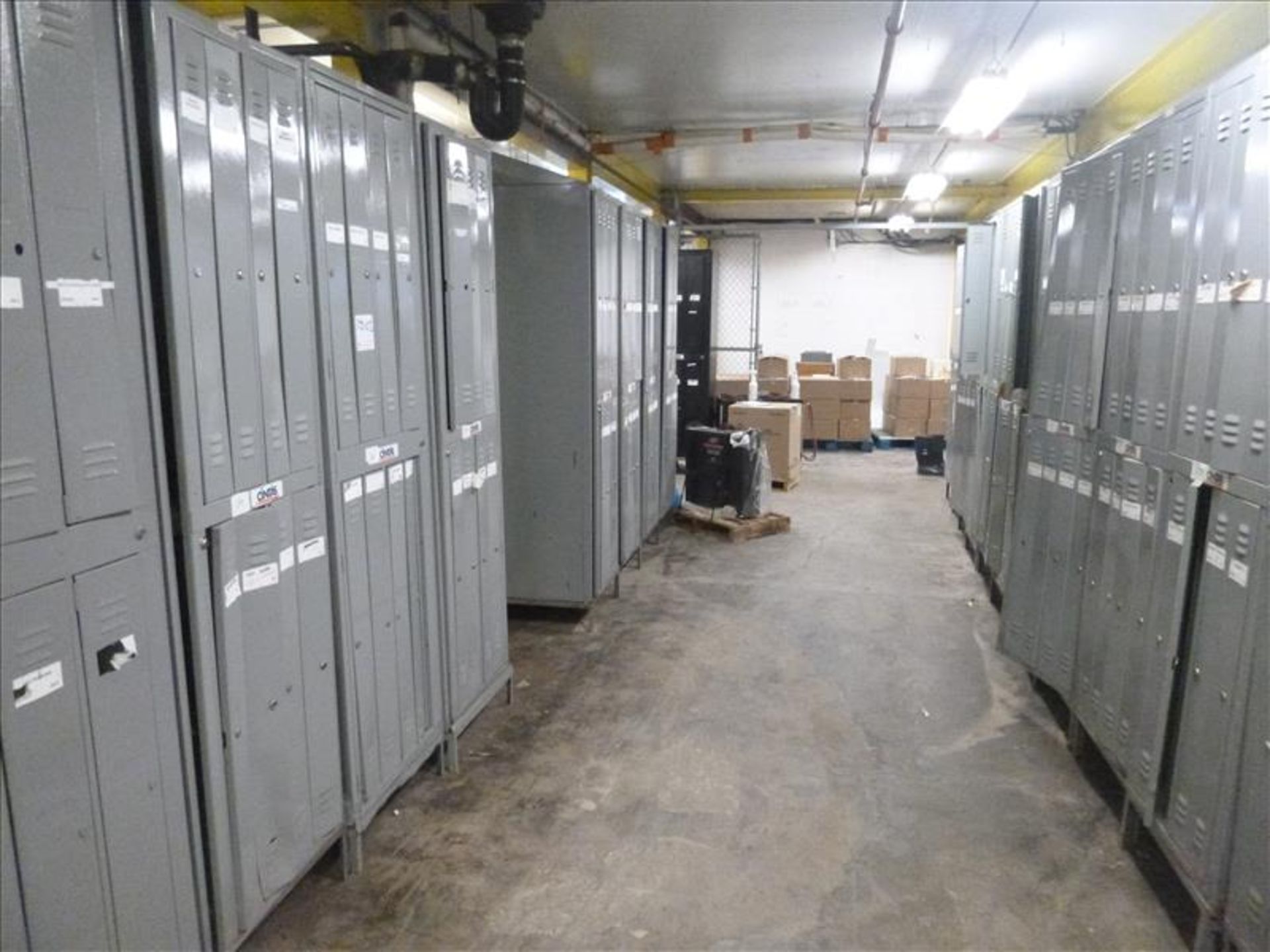 (202) half-door steel clothes lockers (located at 150 Bartor Rd Toronto ON Canada)