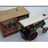 Boxed Mamod traction engine