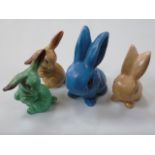 4 Sylvac rabbits