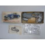 Metal model kit of a Packard Dietrich model car by Hubley