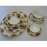 Royal Albert Old Country Roses Dinner 6 place setting approx 44 pieces