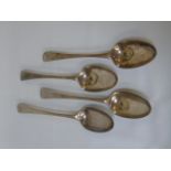 3 Silver desserts spoons plus one other approx. 245g