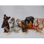 6 USSR figures of bears